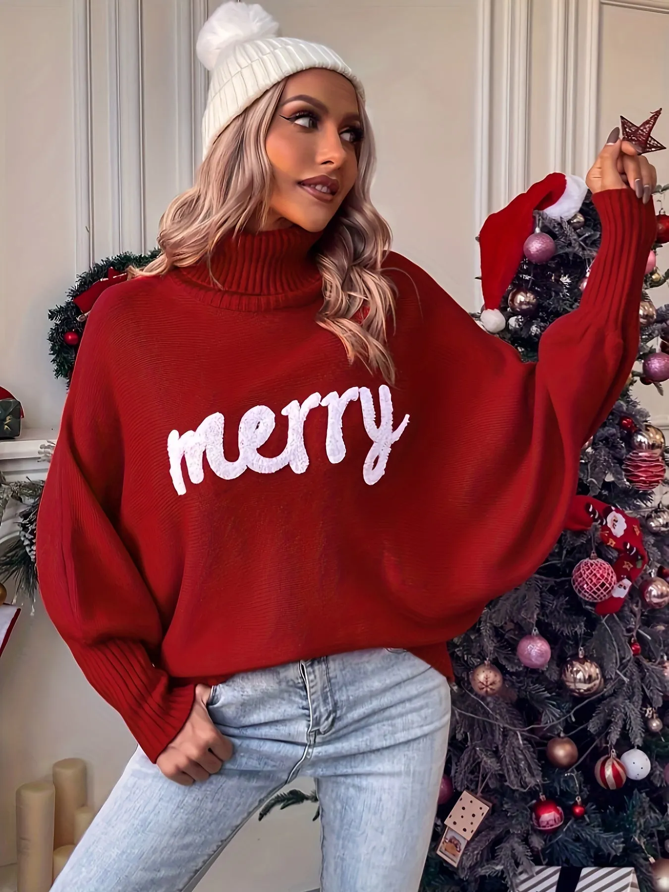 Nova | Merry Christmas Turtleneck