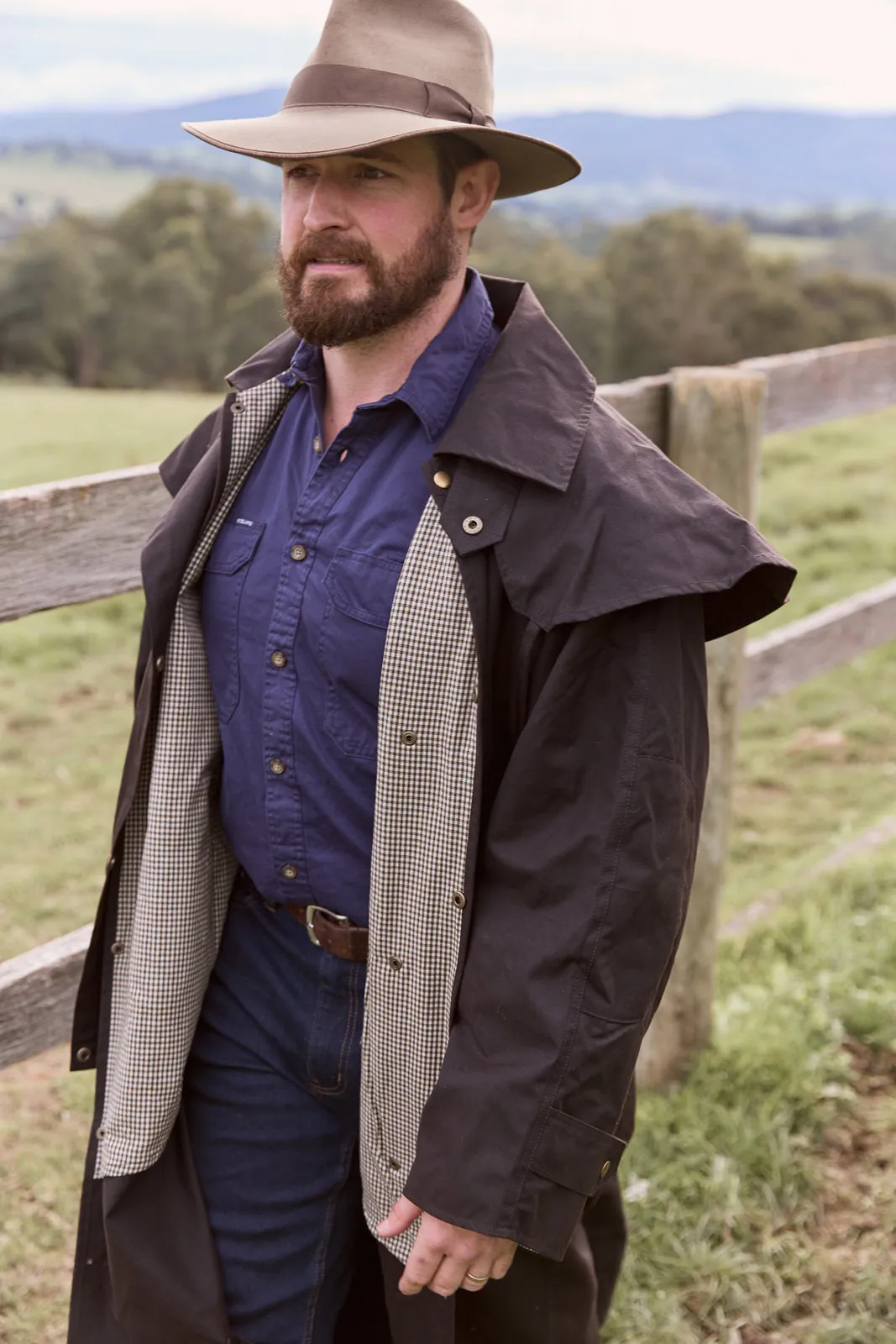 Nullarbor 3/4 Lenth Coat Brown