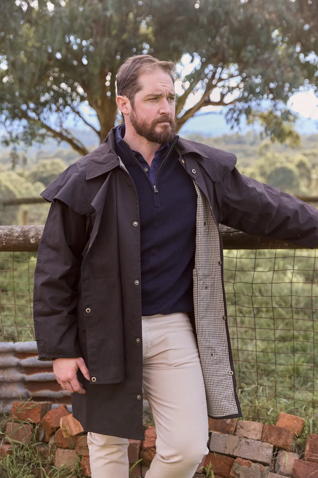 Nullarbor 3/4 Lenth Coat Brown