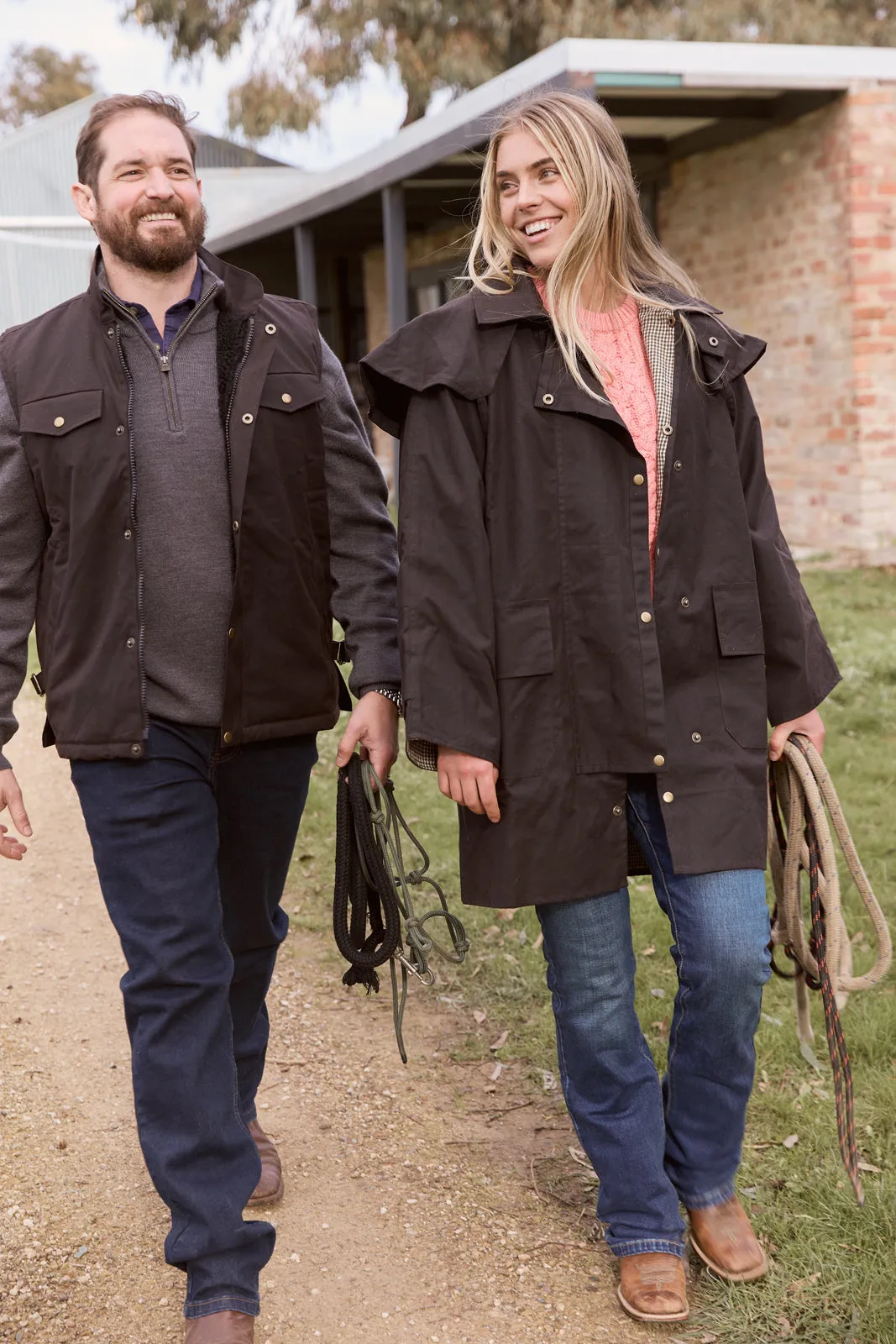 Nullarbor 3/4 Lenth Coat Brown
