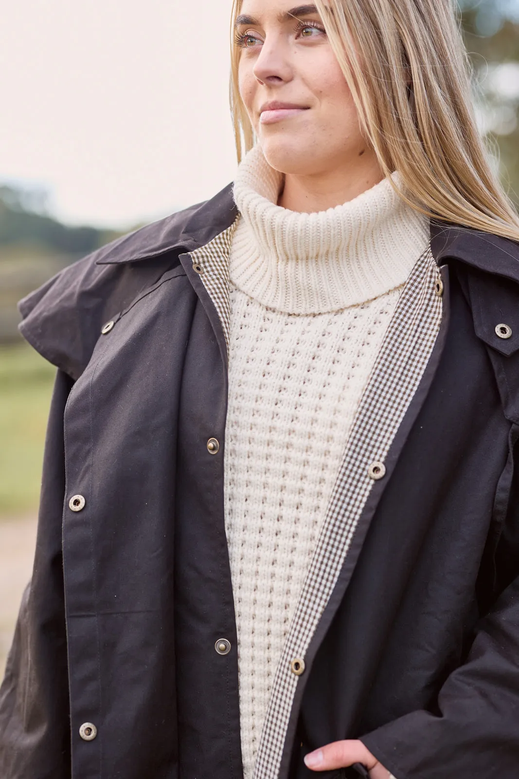 Nullarbor 3/4 Lenth Coat Brown