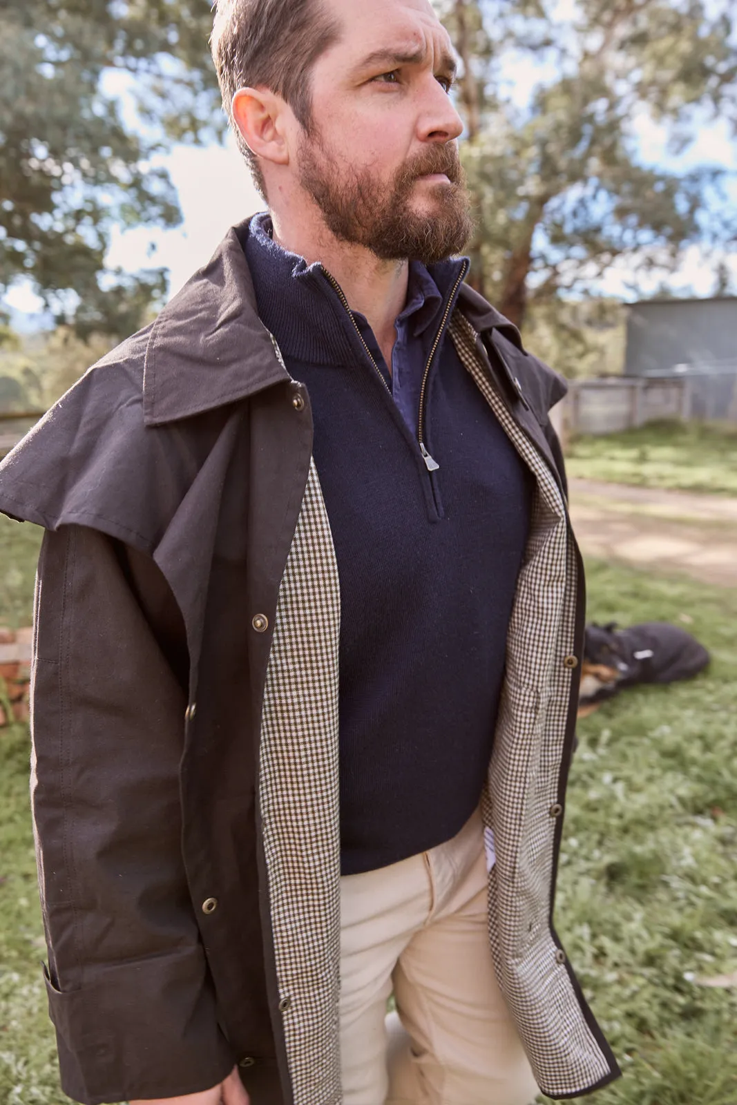 Nullarbor 3/4 Lenth Coat Brown