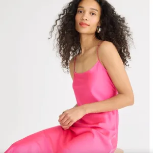 NWT J. Crew Gwyneth slip dress in luster charmeuse