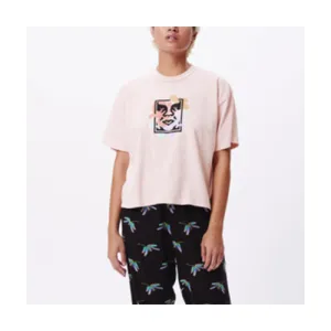 Obey Womens Flower Dance Custom Crop Tee