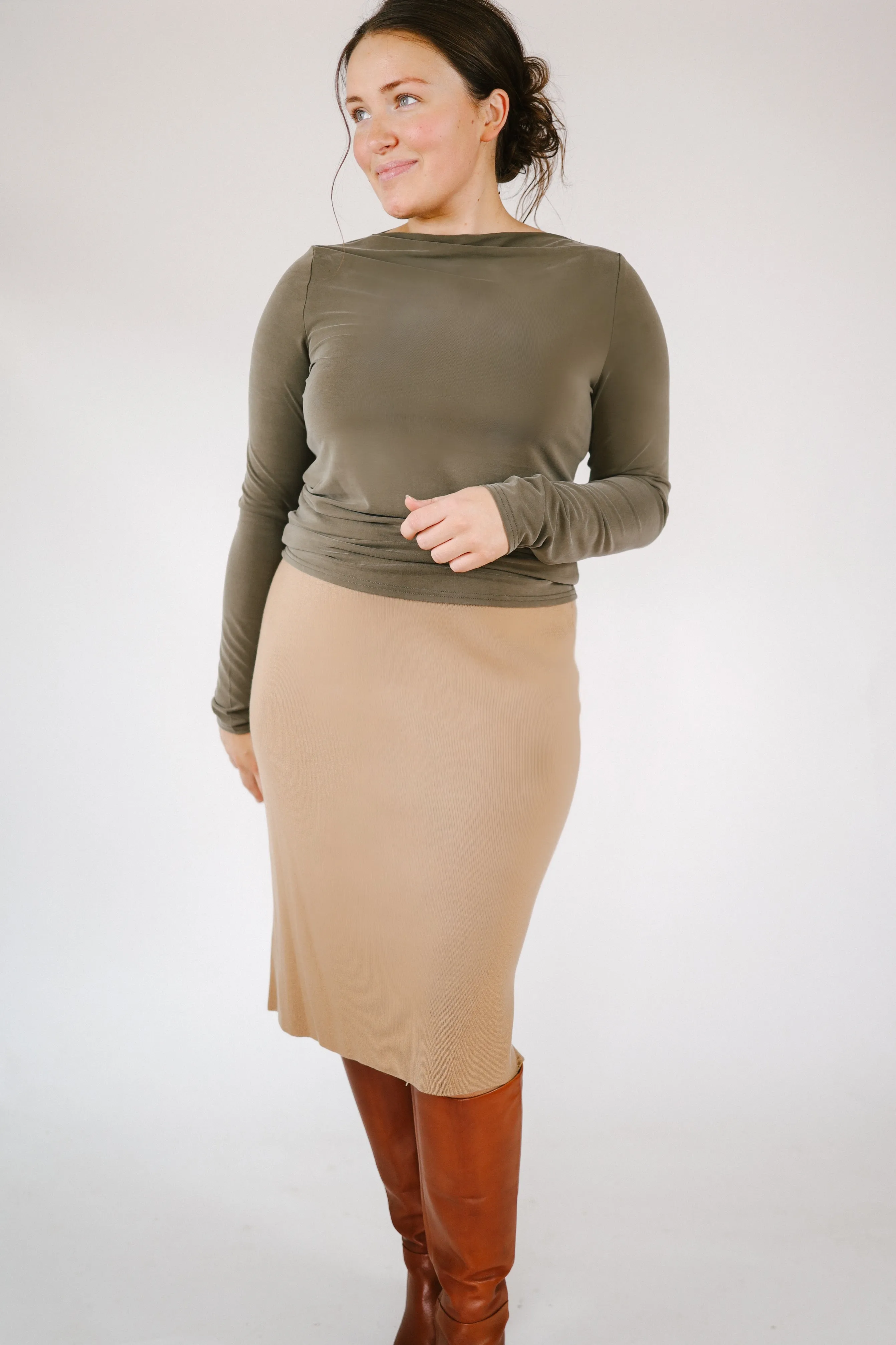 Olive Long Sleeve Tee