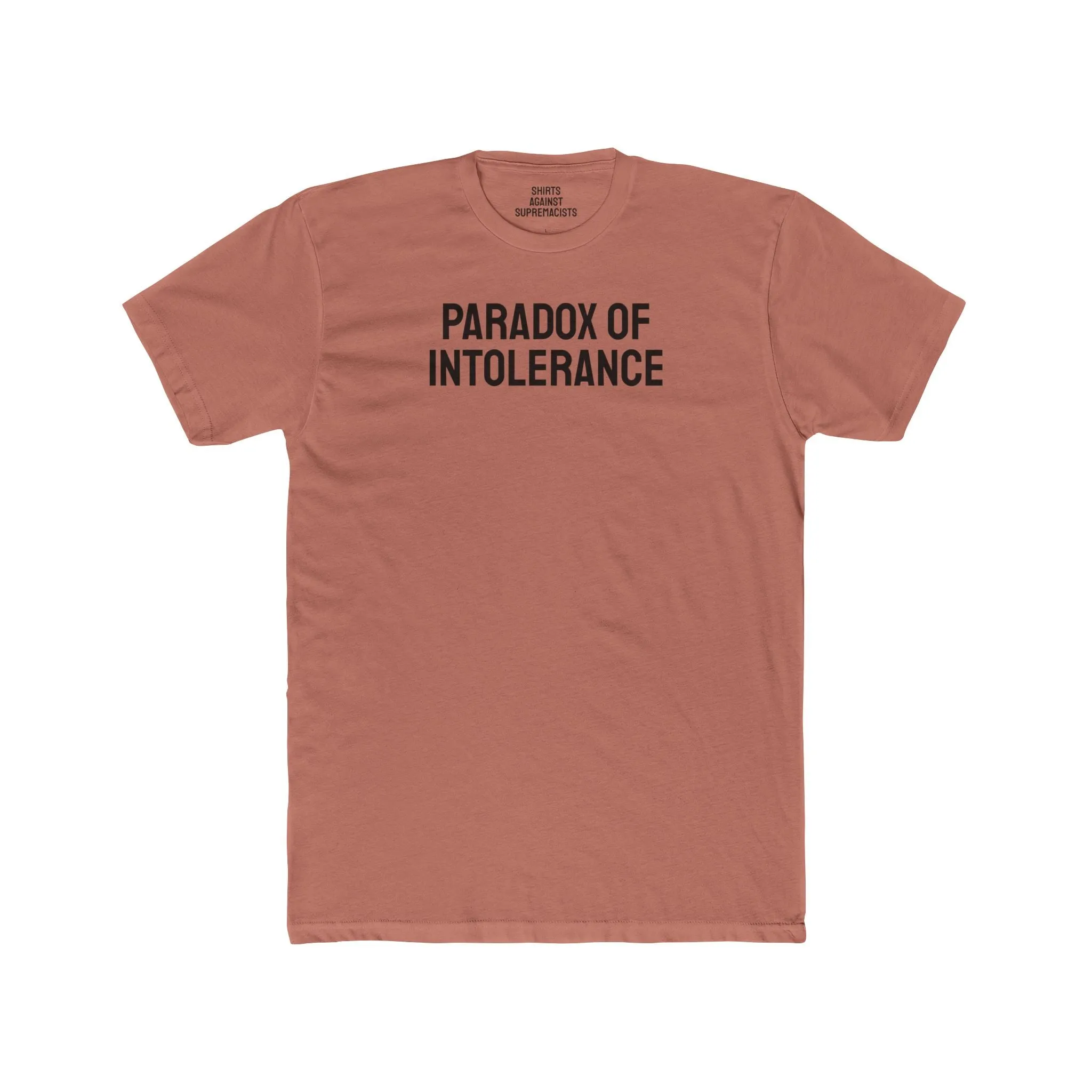 Paradox Of Intolerance - Unisex Cotton Crew Tee