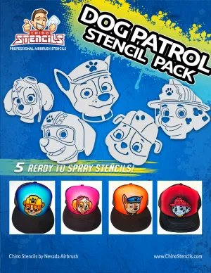 Paw Patrol art stencil