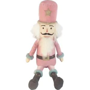 Pink Nutcracker Shelf Sitter Plush Pink..