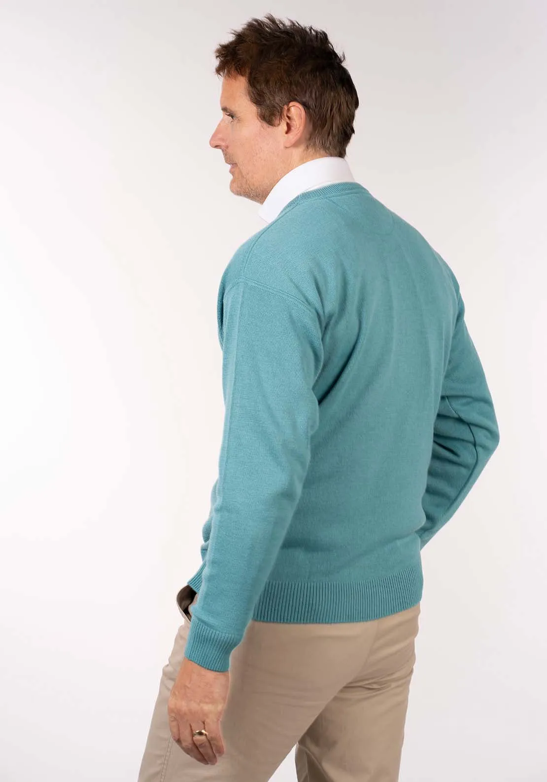 Plain Crew Neck Knit - Malta Mint