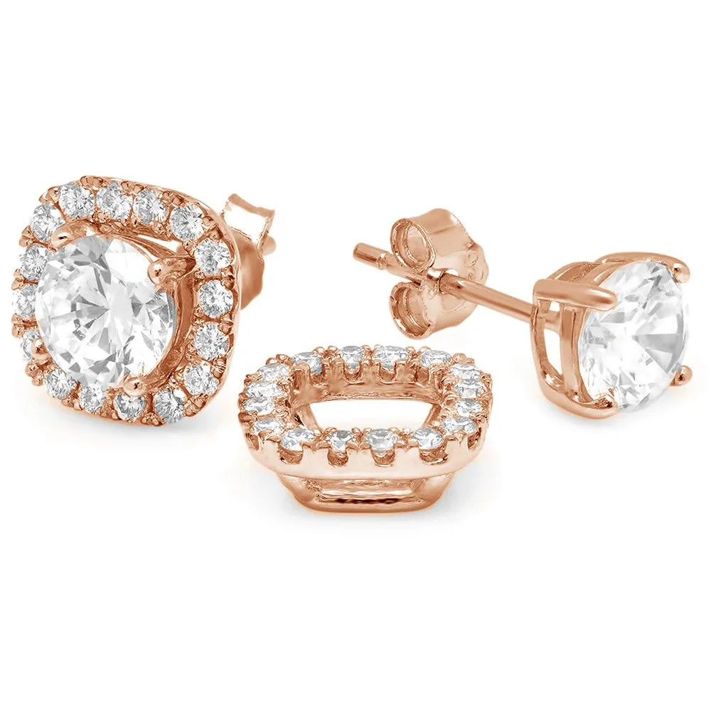 PMI 14W@2.1 32RD1@0.47 6MM CUSHION EARRING JACKETS