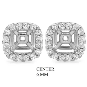 PMI 14W@2.1 32RD1@0.47 6MM CUSHION EARRING JACKETS