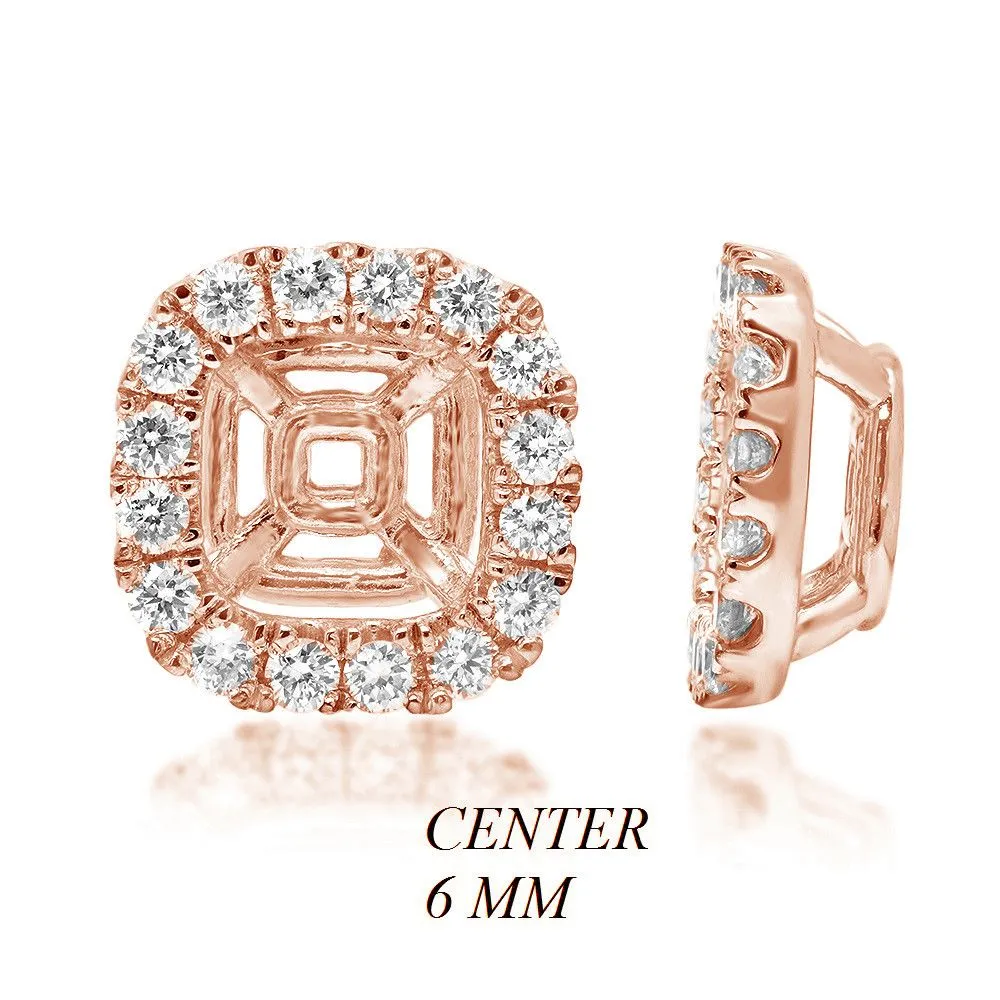 PMI 14W@2.1 32RD1@0.47 6MM CUSHION EARRING JACKETS