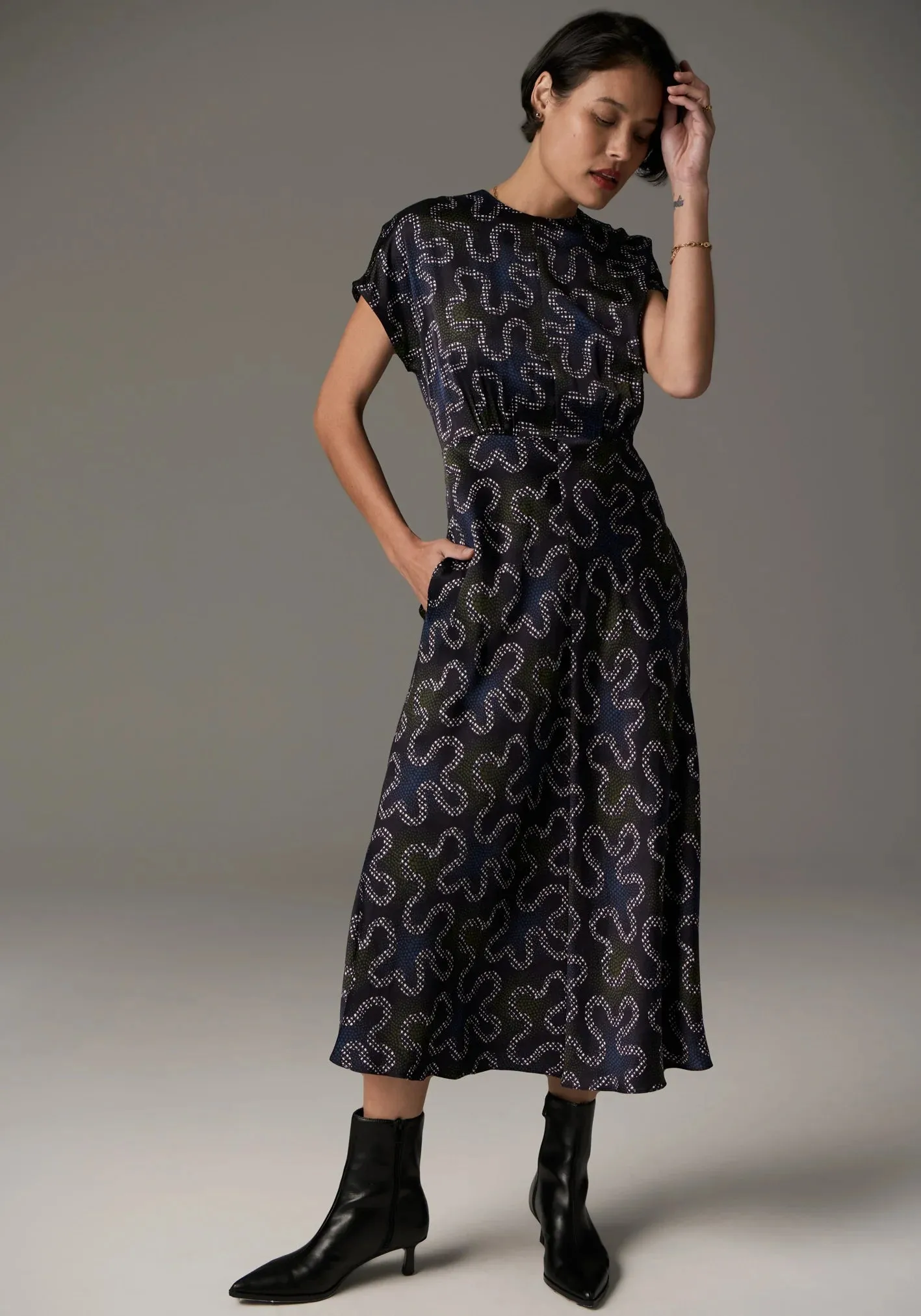Pol Clothing - Zenith Dress - Zenith  Print