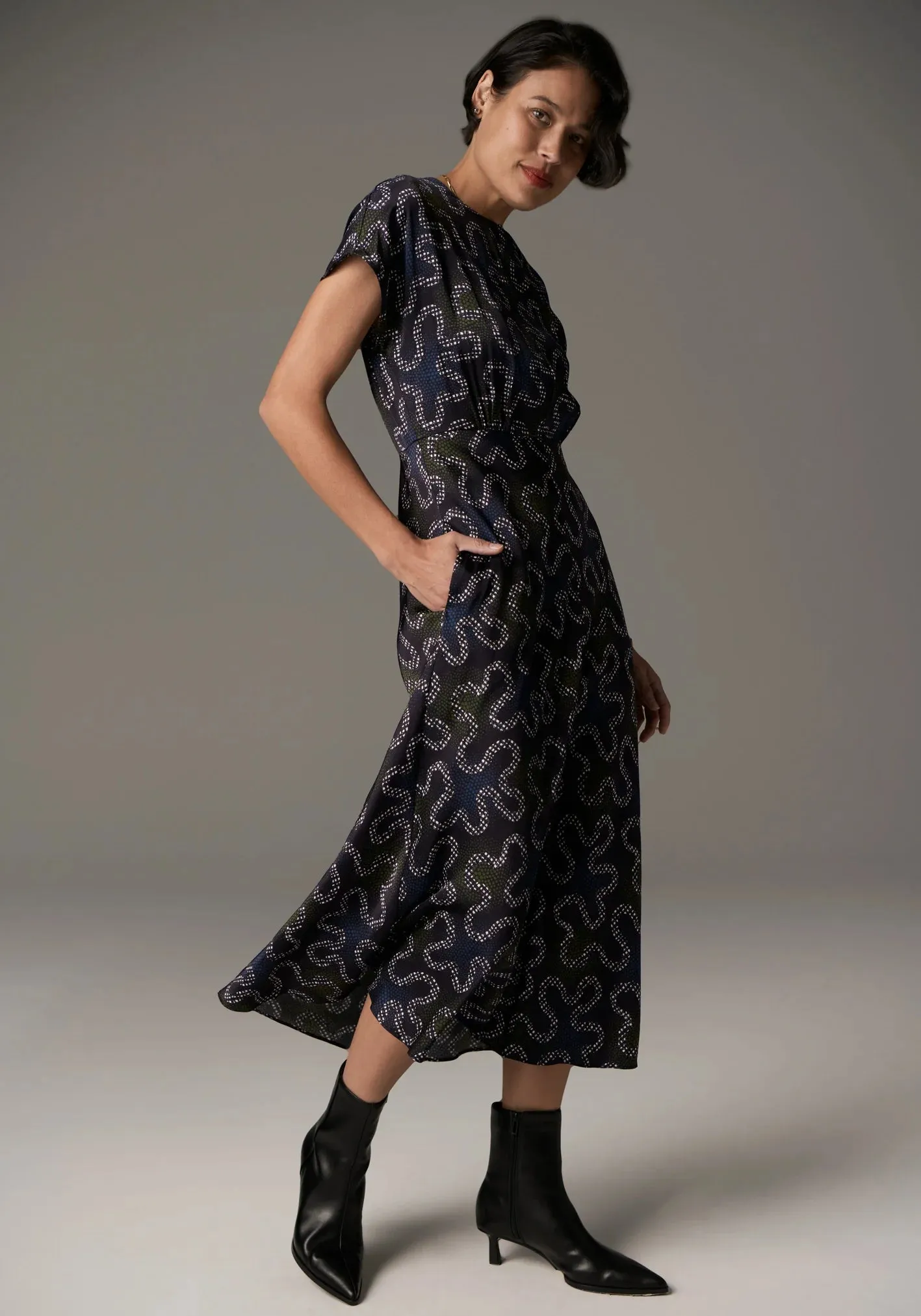 Pol Clothing - Zenith Dress - Zenith  Print