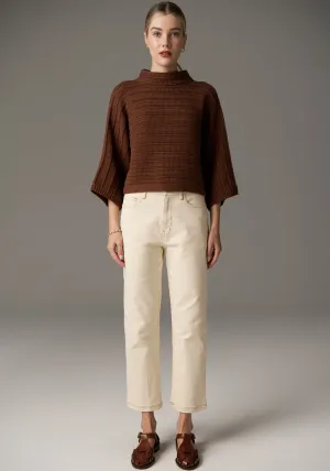 POL Daily Boxy Knit - Toffee