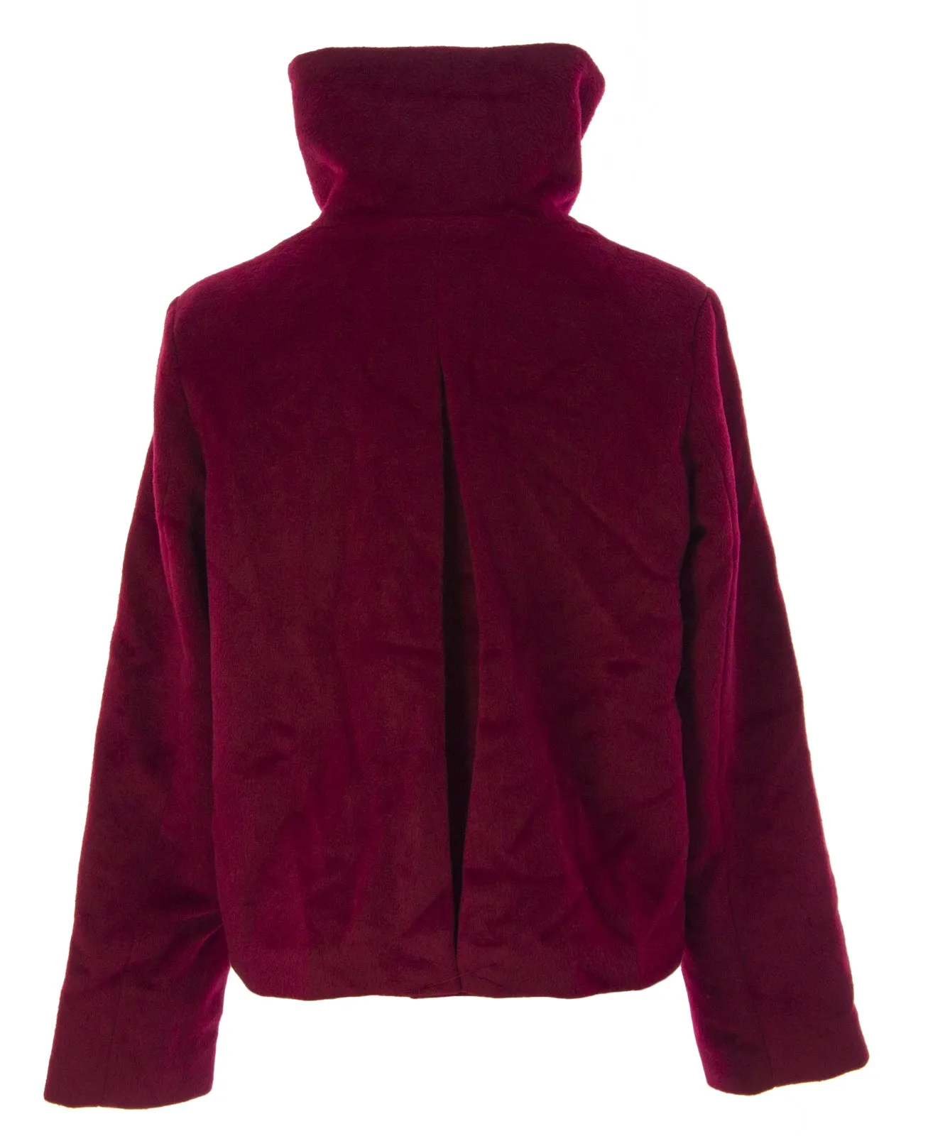 PRIORITIES Women's Red High Neck Snap Closed Coat #P51795 $219 NEW