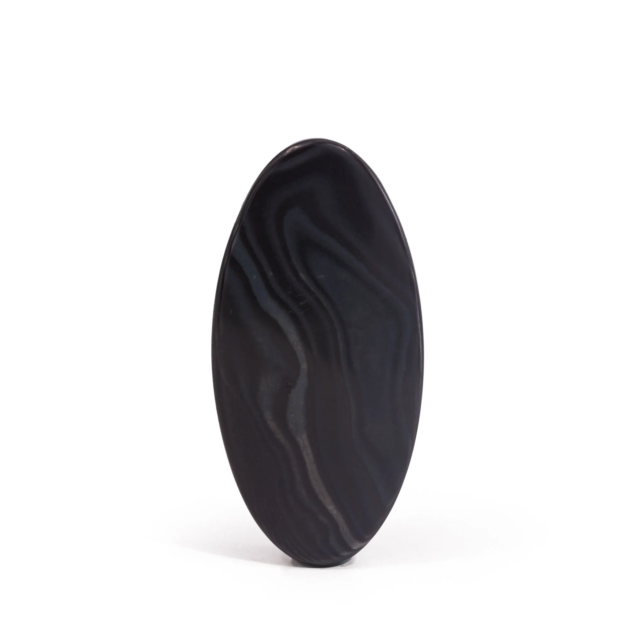 Psilomelane 44 Carat Oval Gemstone Cabochon