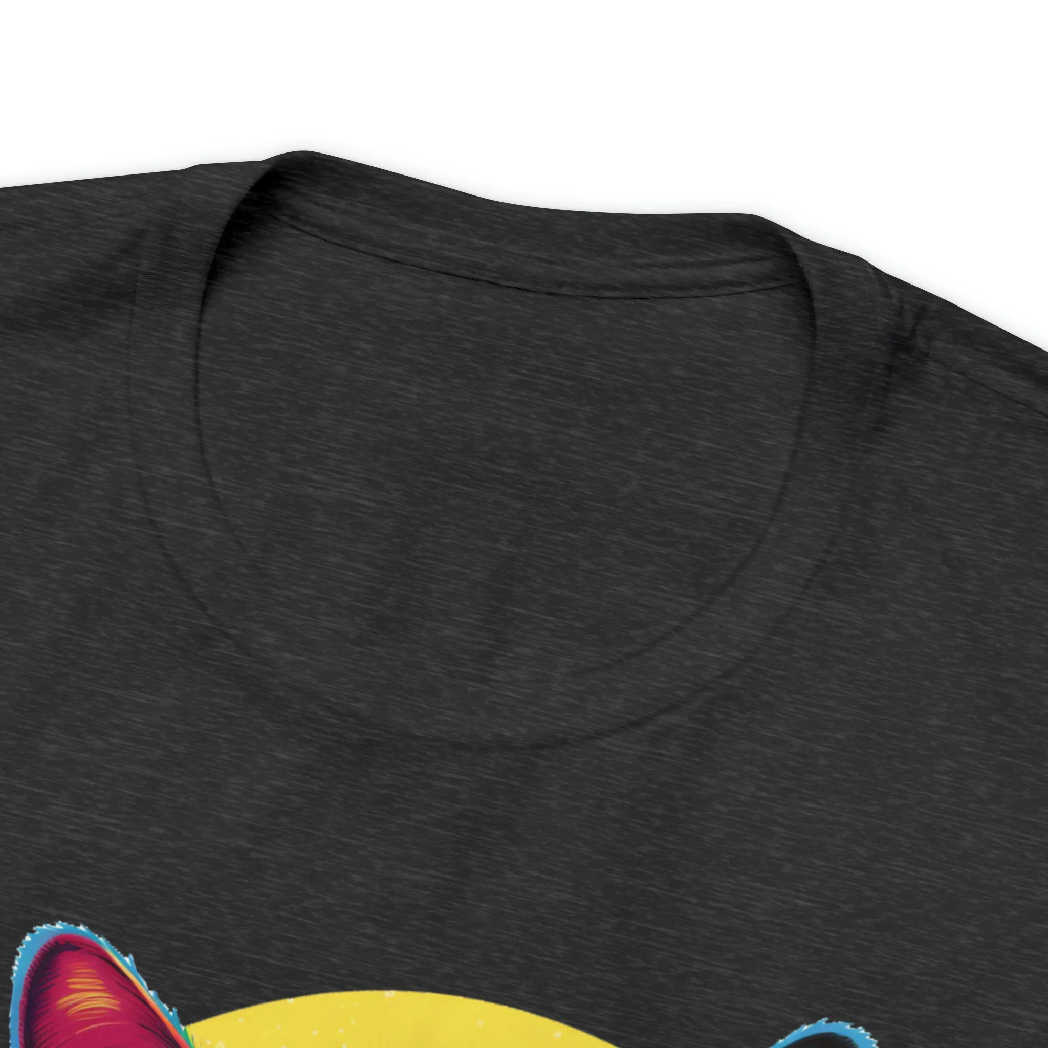 Purrfect Artistic Cat T-Shirt | Colorful Cat Tee |  Bella Canvas 3001 Unisex | Short Sleeve Tshirt