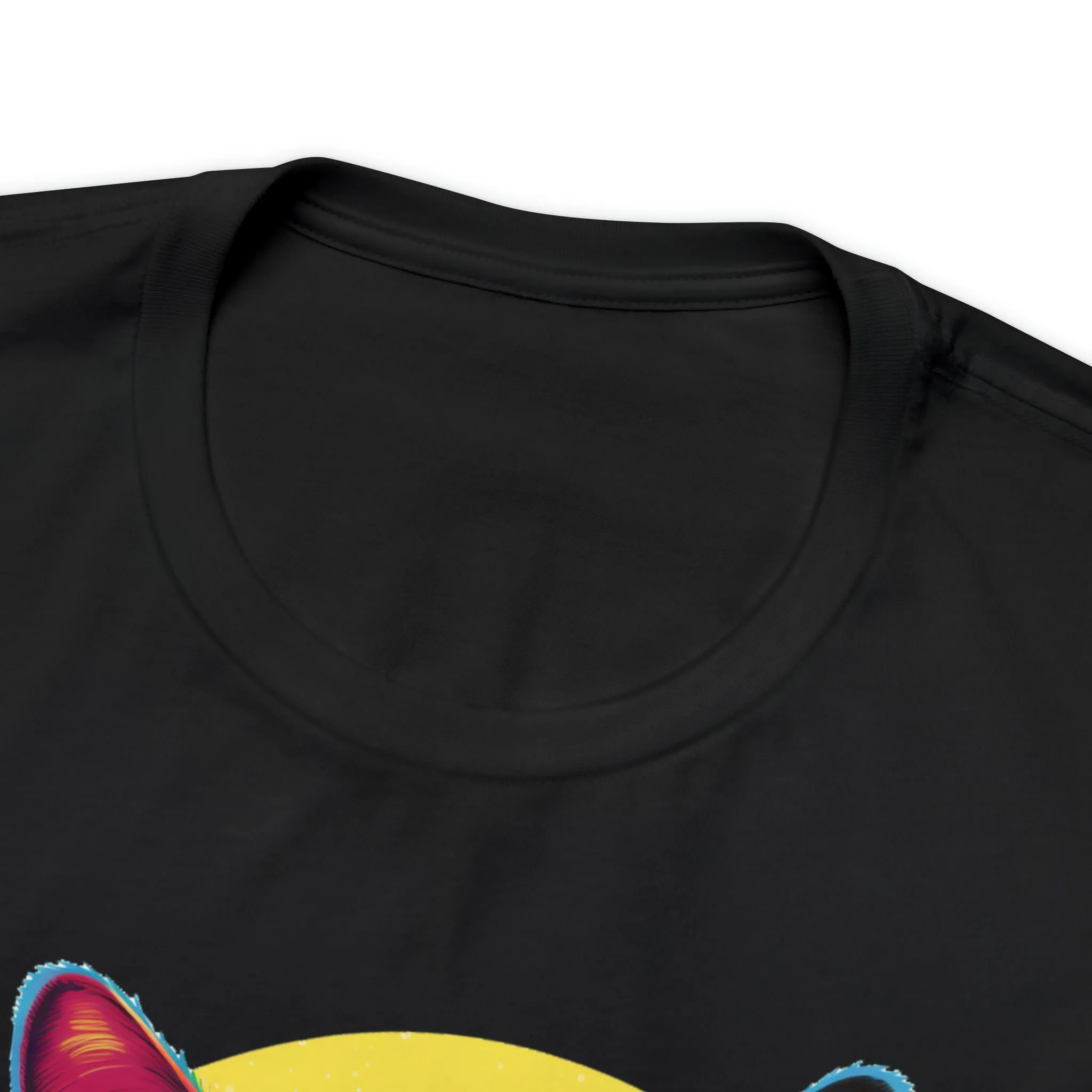 Purrfect Artistic Cat T-Shirt | Colorful Cat Tee |  Bella Canvas 3001 Unisex | Short Sleeve Tshirt