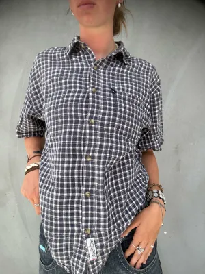 QUIKSILVER CHECK SHIRT MEDIUM