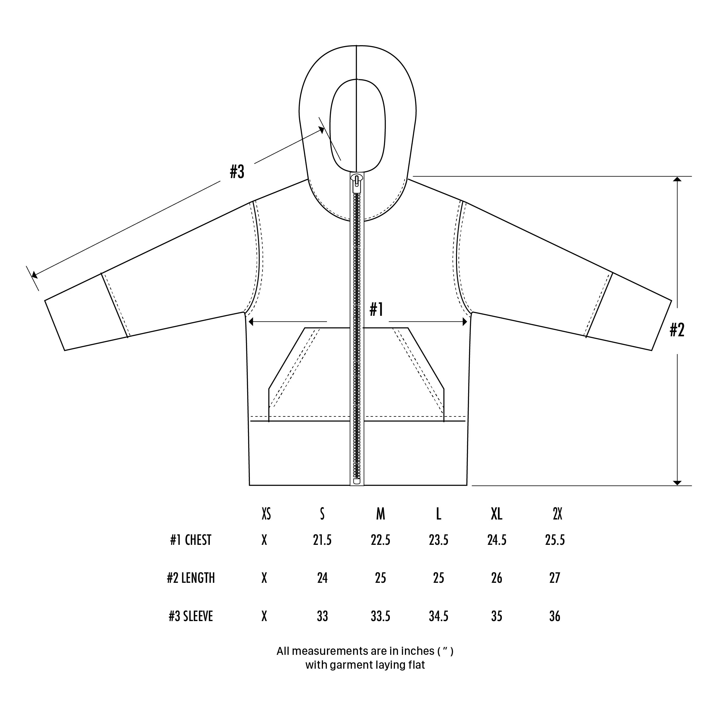 "LA PALOMA"ZIP HOODY (UK-FIT)