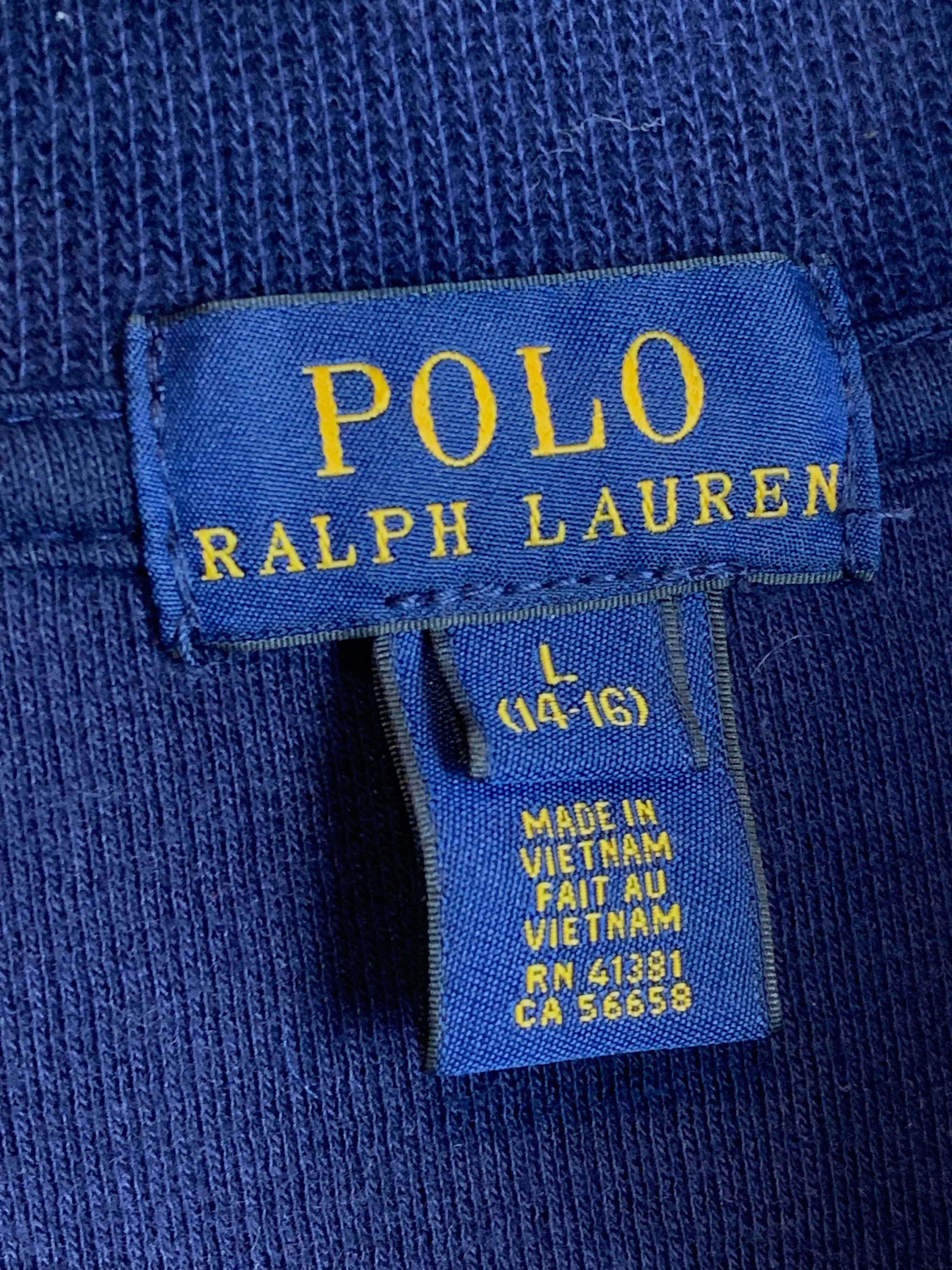 Ralph Lauren 1/4 Zip Sweater Crop Set (S)