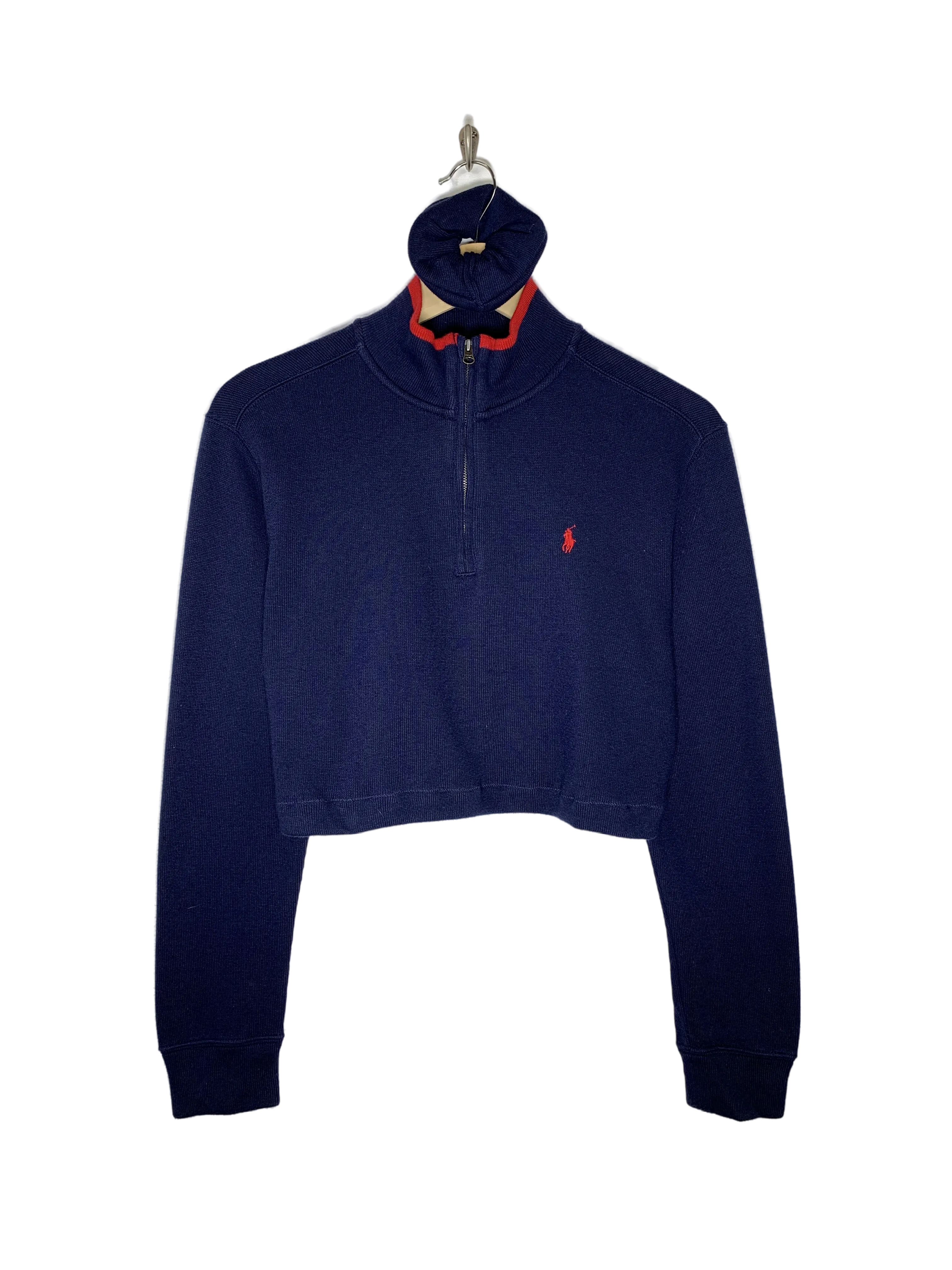 Ralph Lauren 1/4 Zip Sweater Crop Set (S)