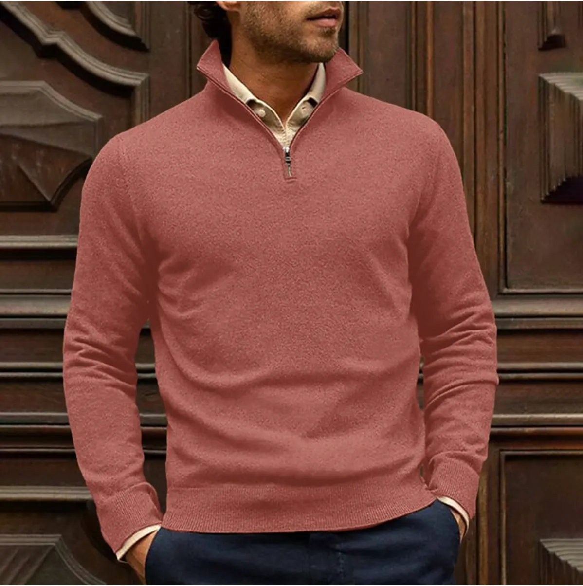 Ramses | Men's Zip-Up Sweater