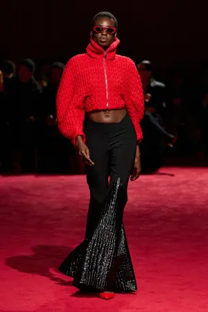 Red Crop Jacket