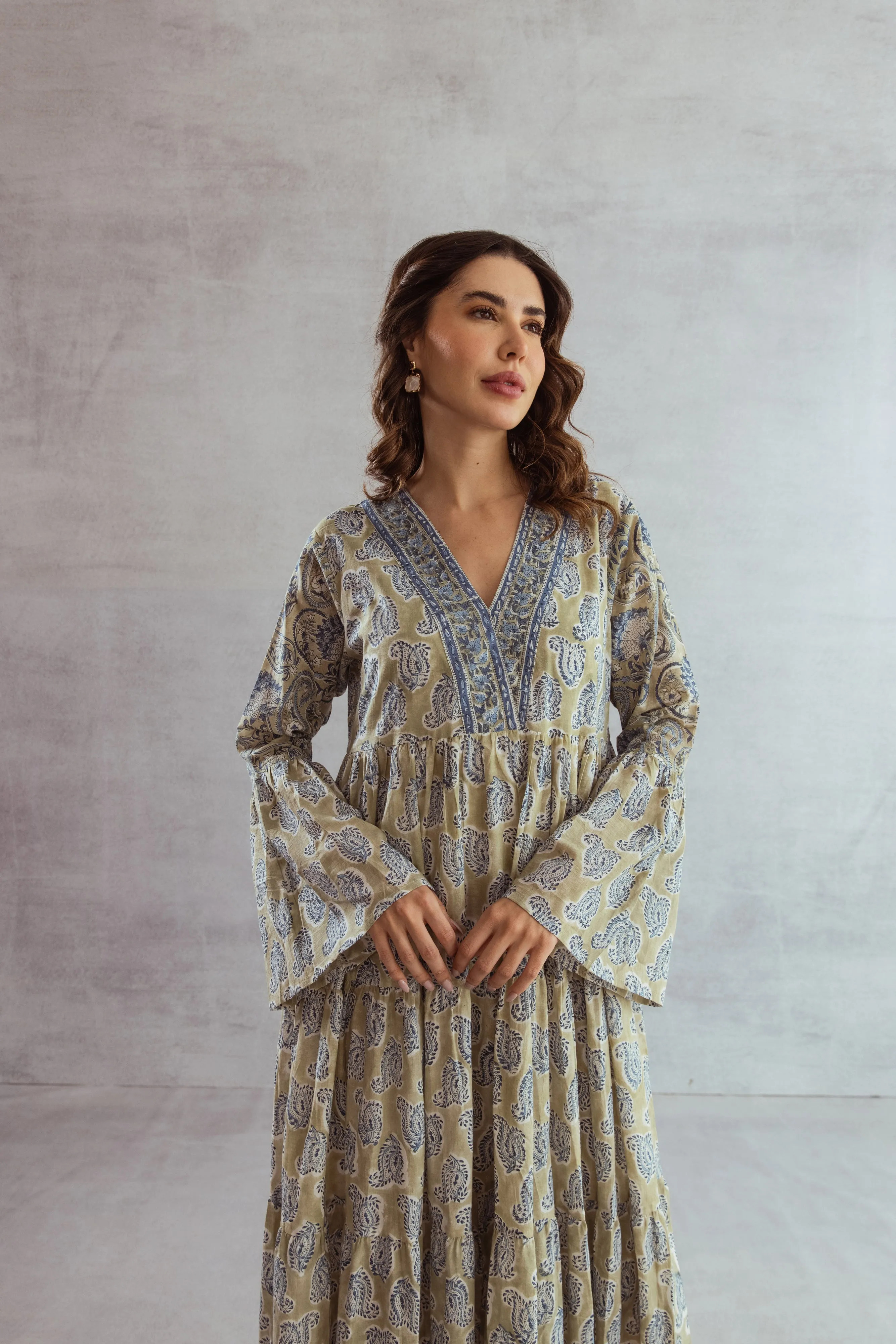 Reem Tier Ruffle Dress