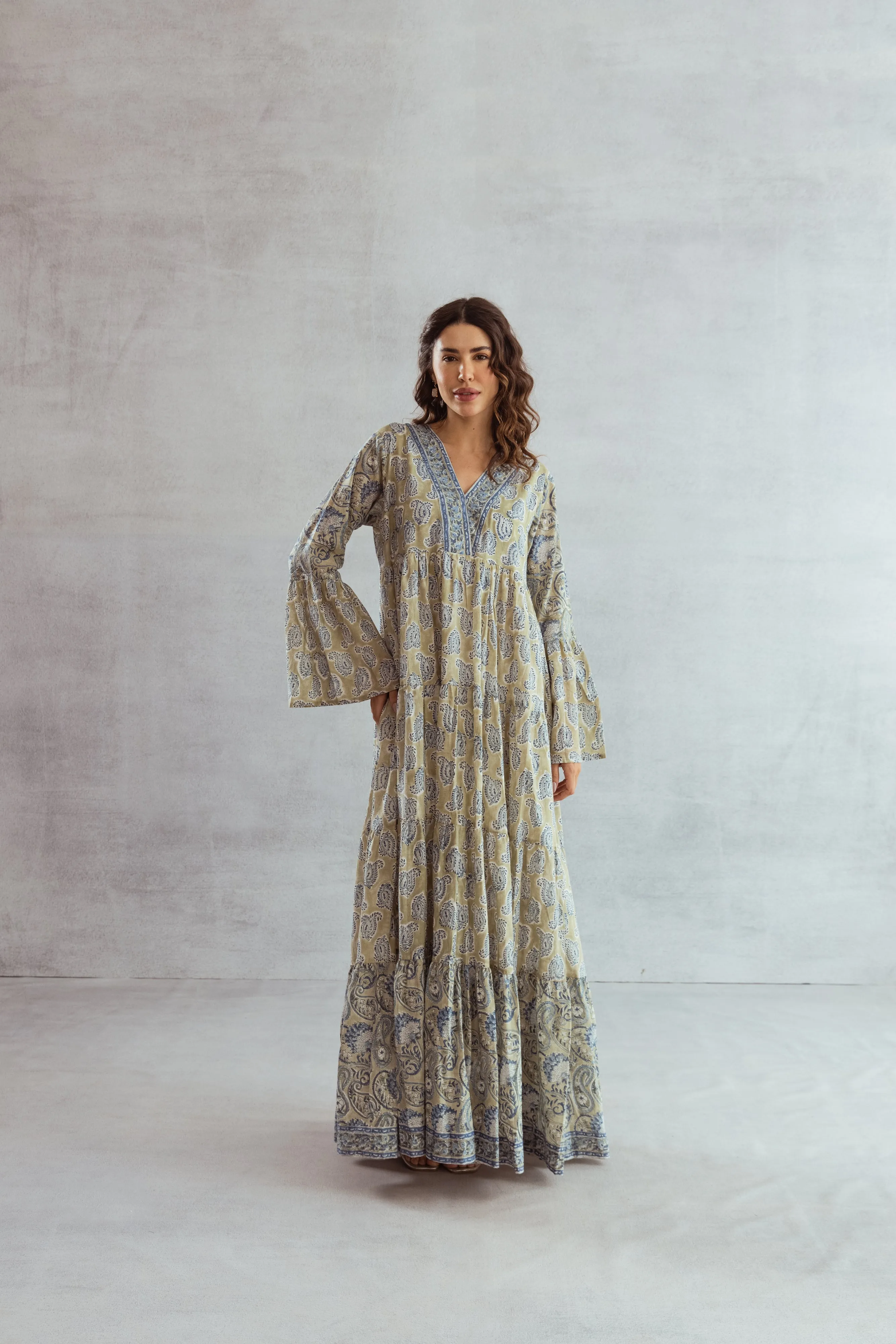 Reem Tier Ruffle Dress