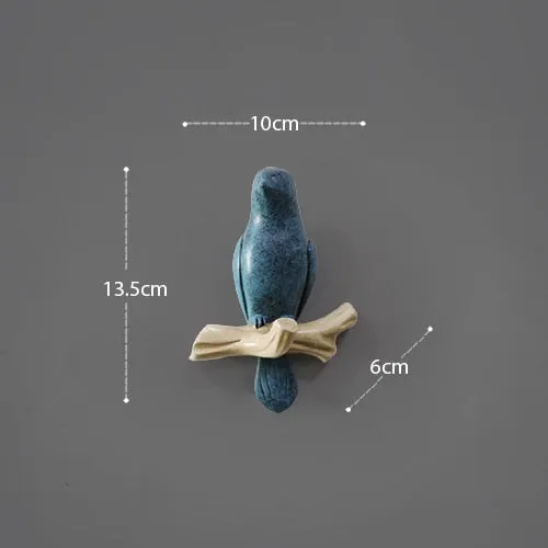 Resin Bird Wall Decoration Hanger Holder