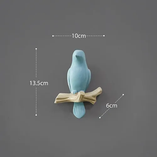 Resin Bird Wall Decoration Hanger Holder