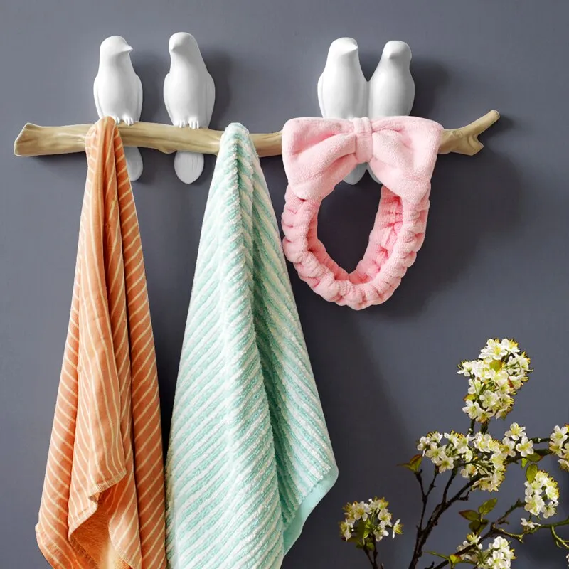 Resin Bird Wall Decoration Hanger Holder