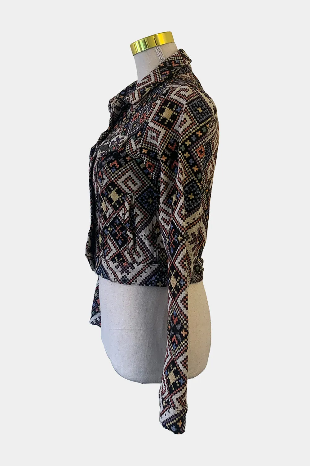 REVIVAL Black Multicolor Jacket