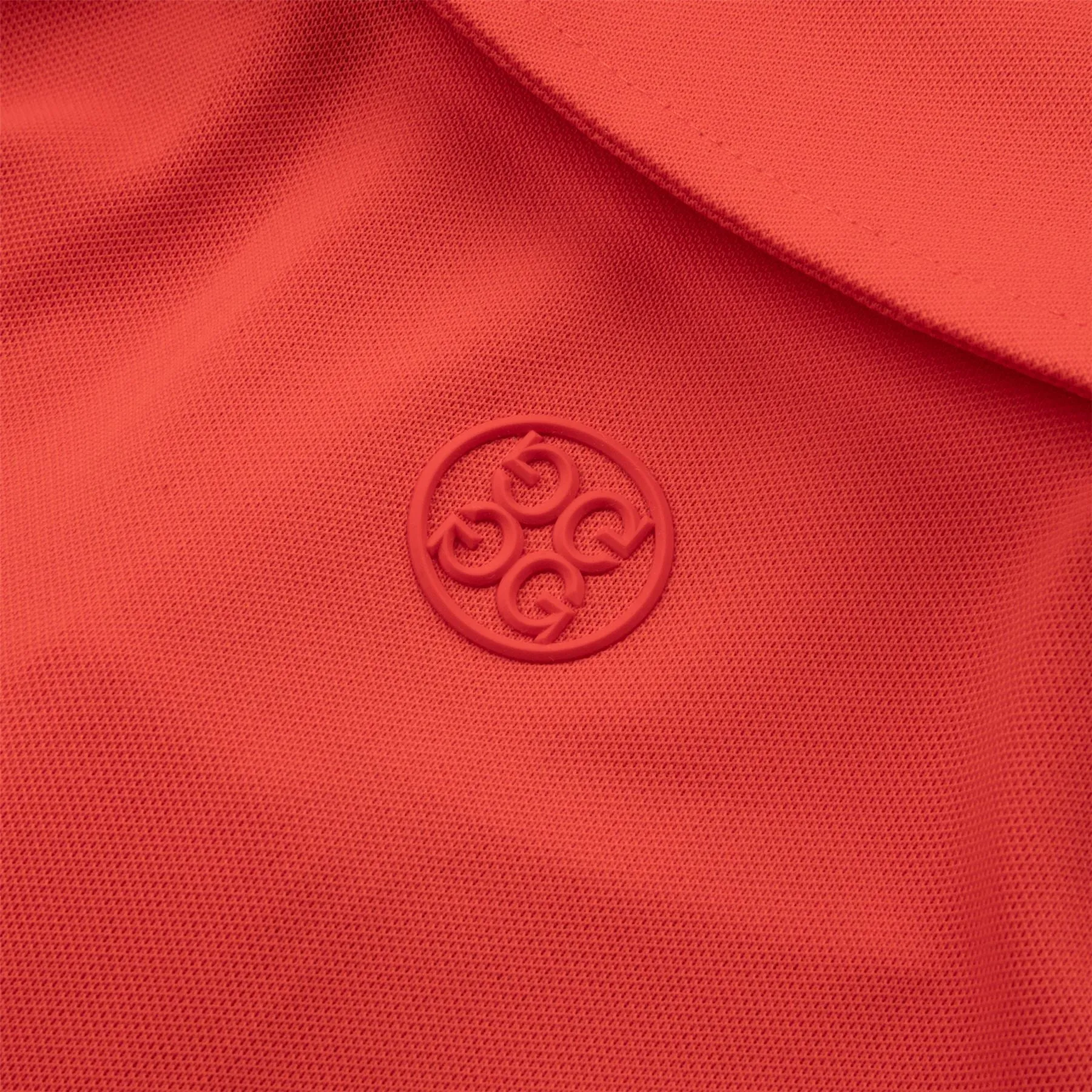 Rib Gusset Skull & Tees Tech Pique Polo Poppy