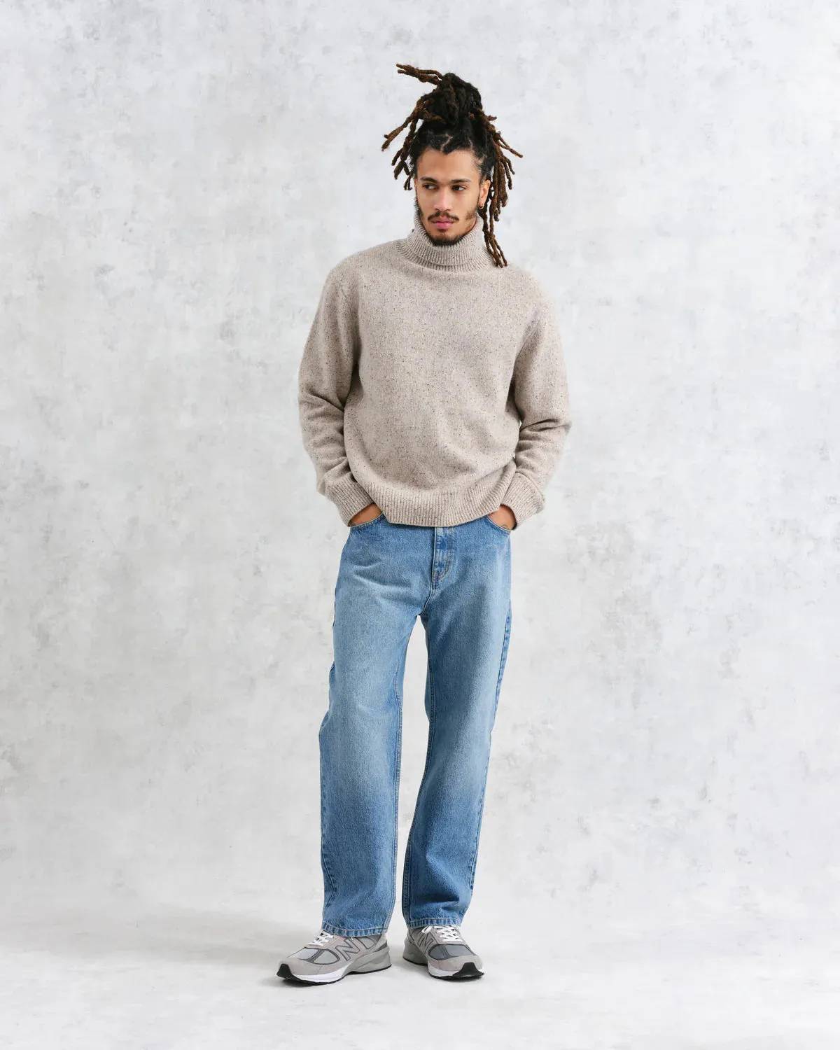 Ridgeway - Natural Donegal Roll Neck