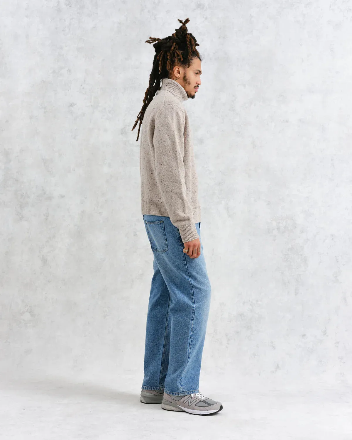 Ridgeway - Natural Donegal Roll Neck