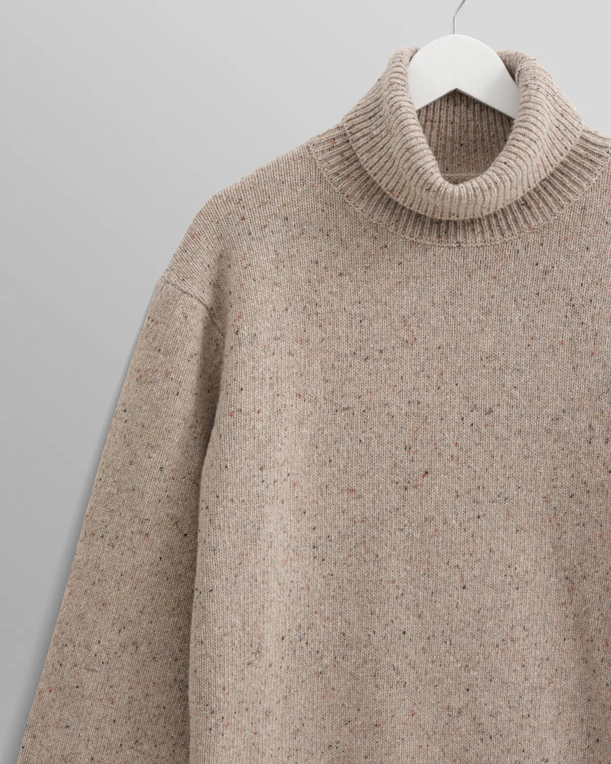 Ridgeway - Natural Donegal Roll Neck