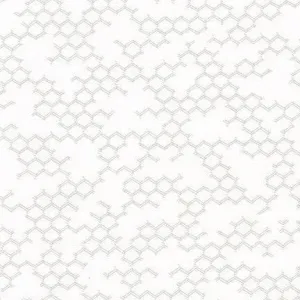 Robert Kaufman - Whisper Prints 3 - Shadow on White - Honeycomb