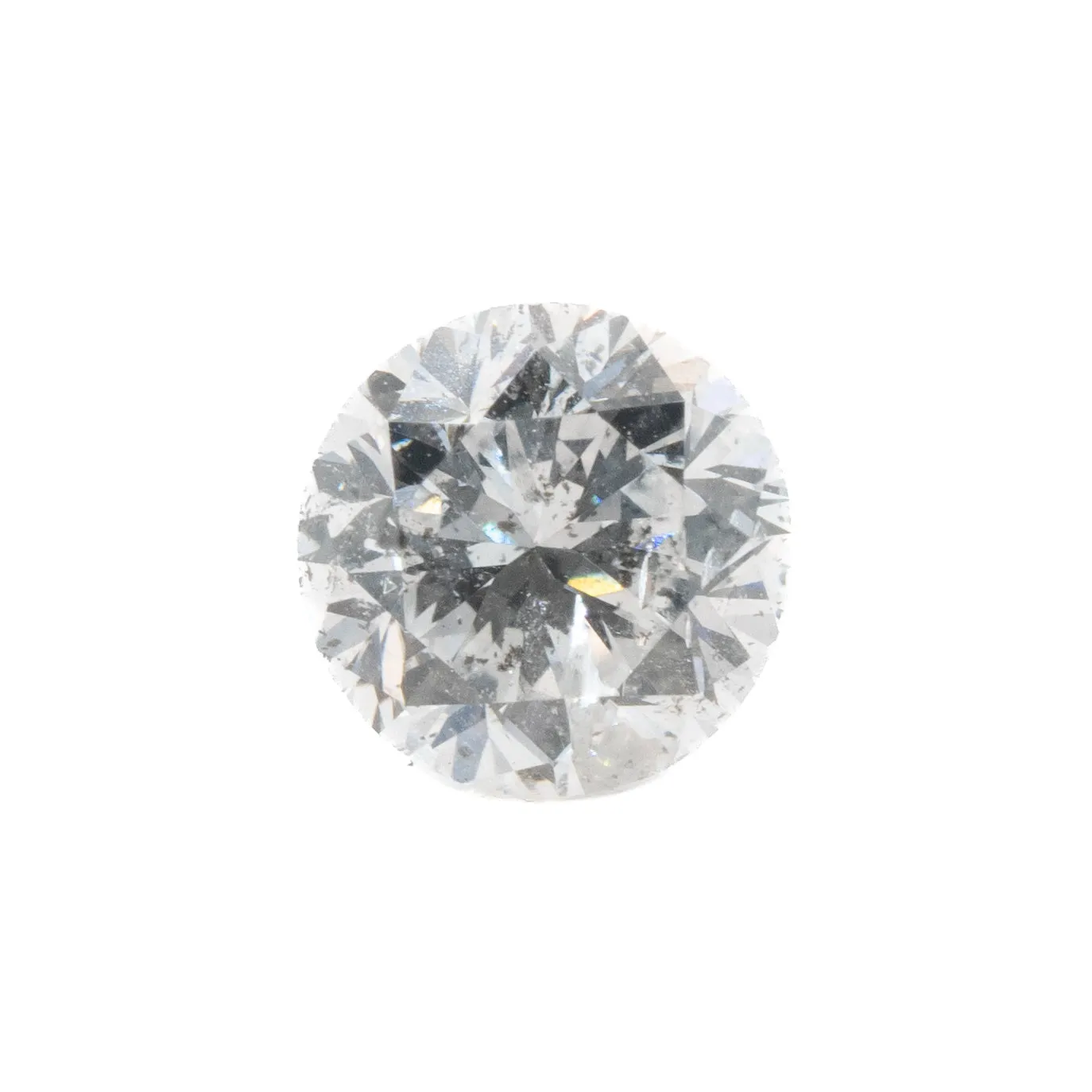 Round Brilliant Salt   Pepper Diamond | 0.58ct | Canada Origin