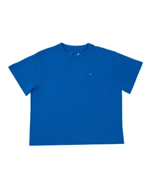 Royal Blue Boxy Beta Tee