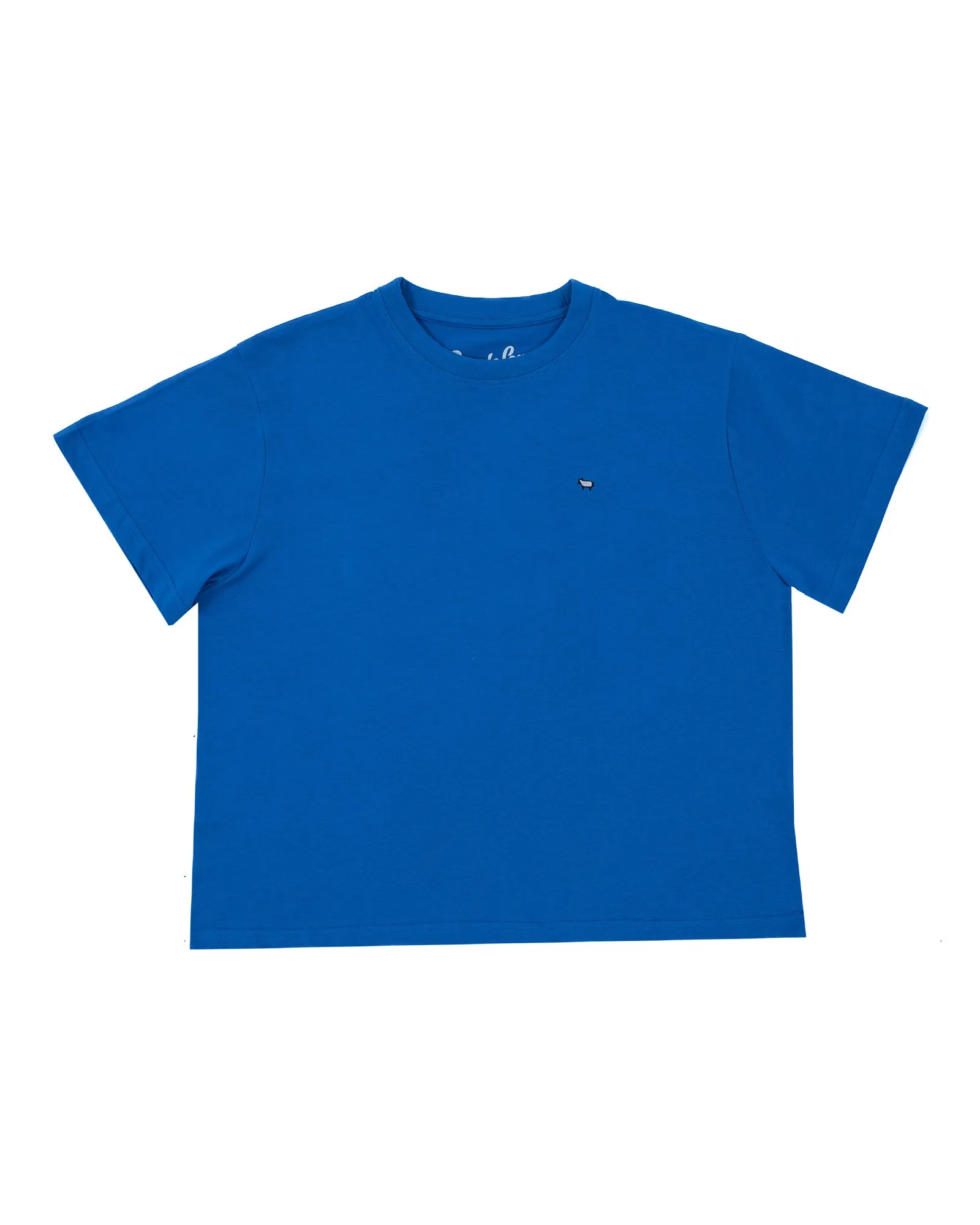 Royal Blue Boxy Beta Tee