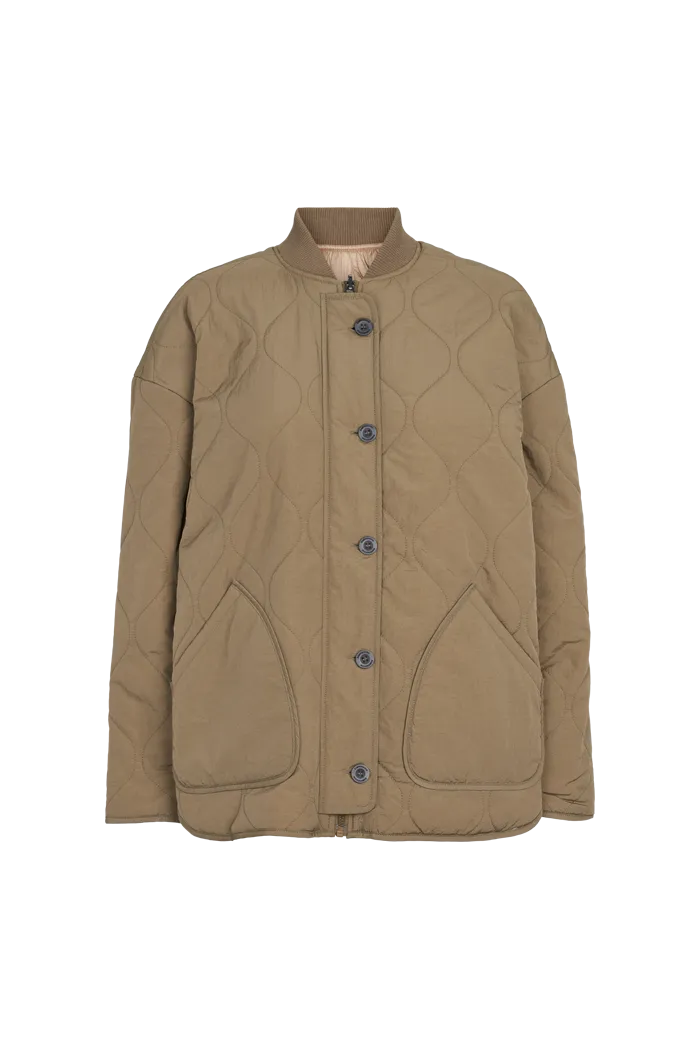 Ruby Loose Jacket - Capers Green