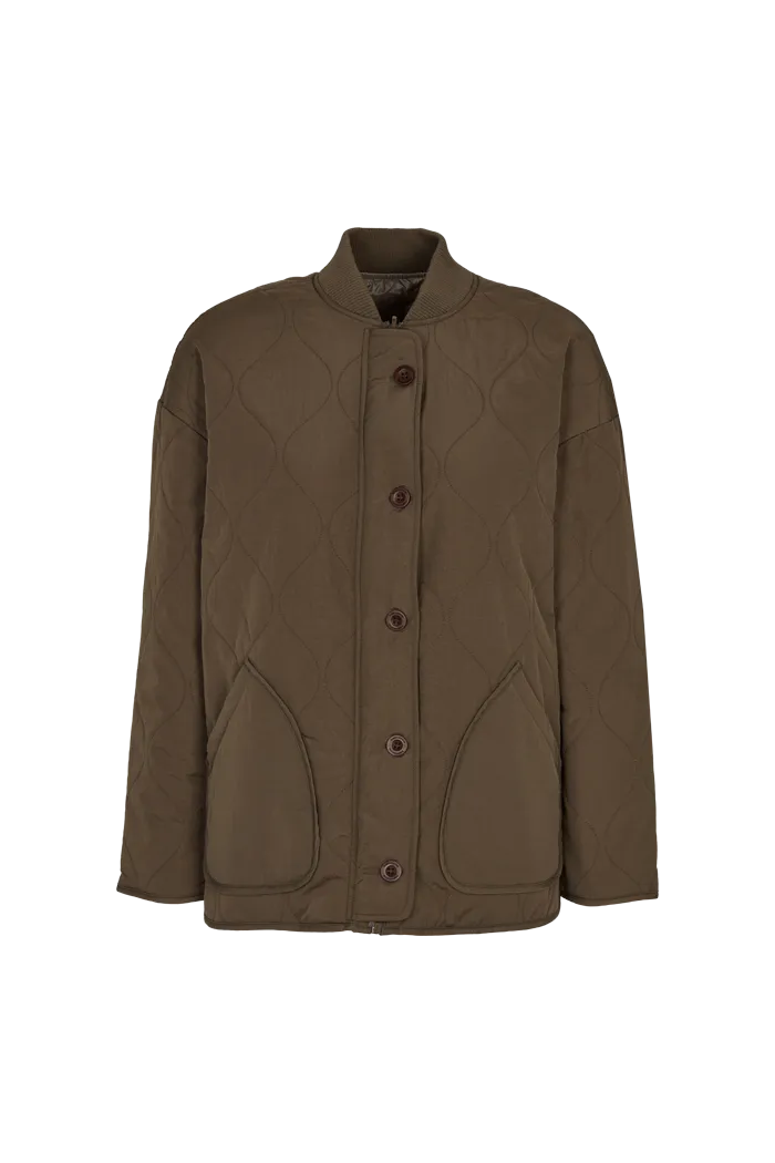 Ruby Loose Jacket - Tarmac /Vetiver
