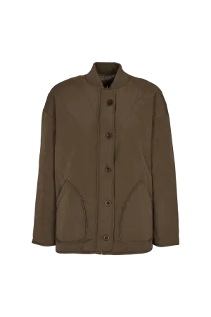 Ruby Loose Jacket - Tarmac /Vetiver