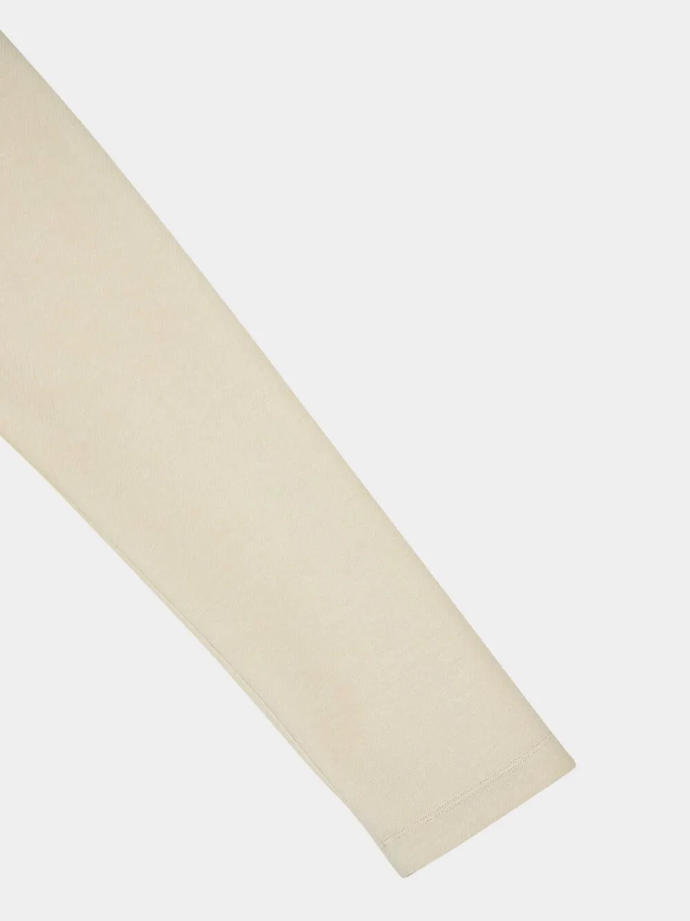 Sand Ami Cropped Wool-Viscose Polo