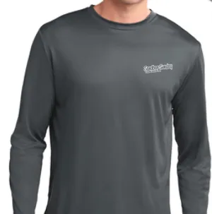 Sandbar Sunday (FPI) Sport-Tek Mens Long Sleeve Competitor in Iron Gray