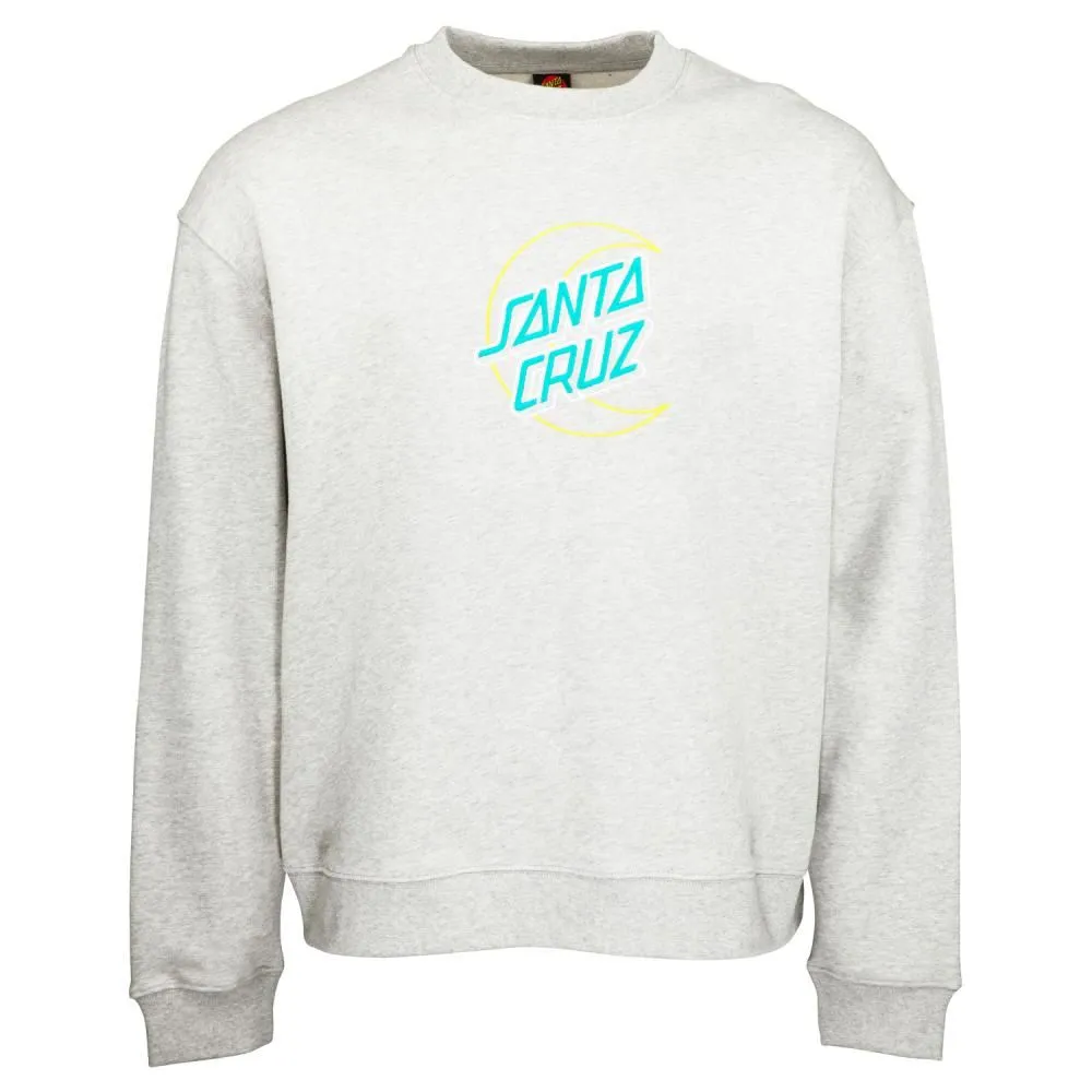 Santa Cruz Crew Empty Moon Dot Crew - Heather Grey
