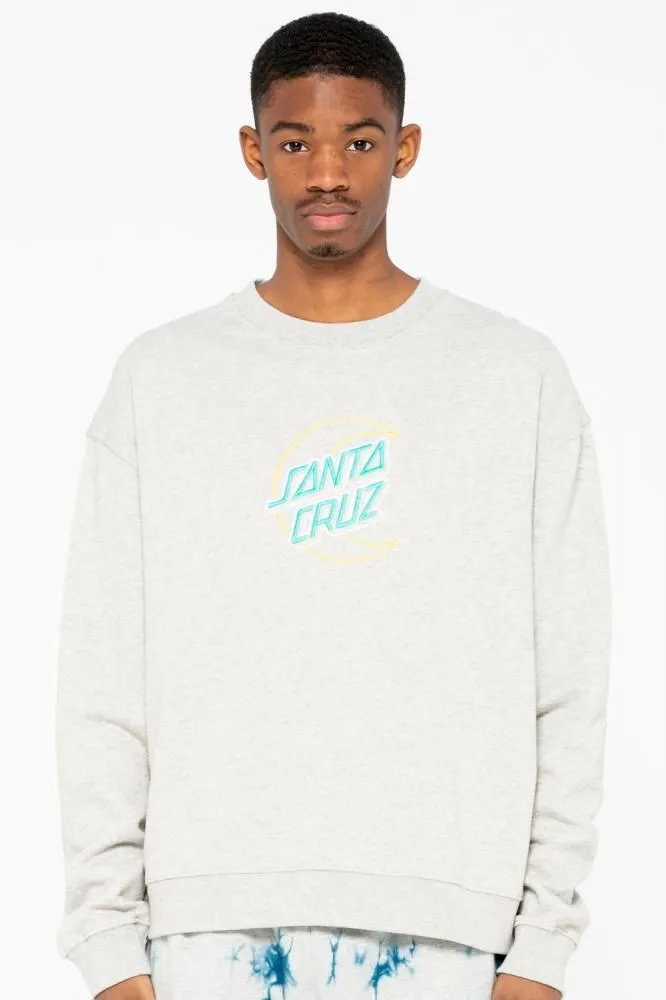 Santa Cruz Crew Empty Moon Dot Crew - Heather Grey
